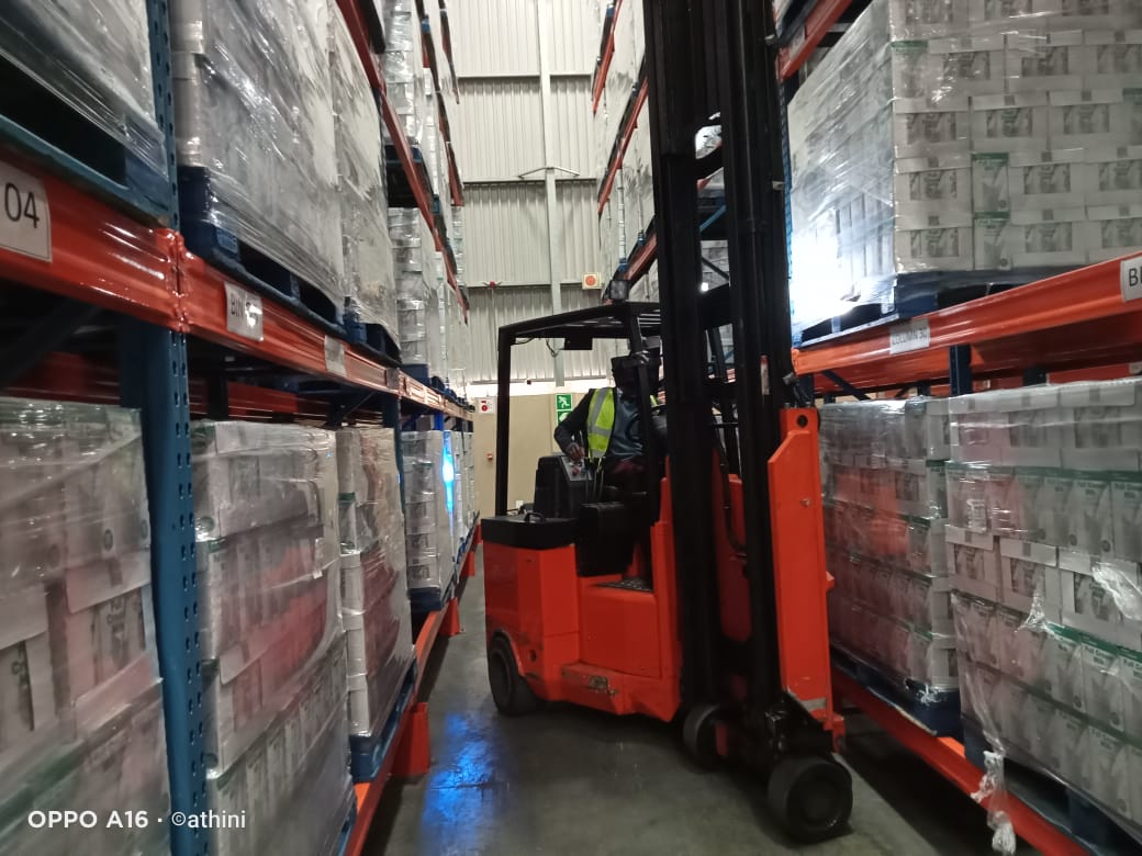 Reach truck operator training